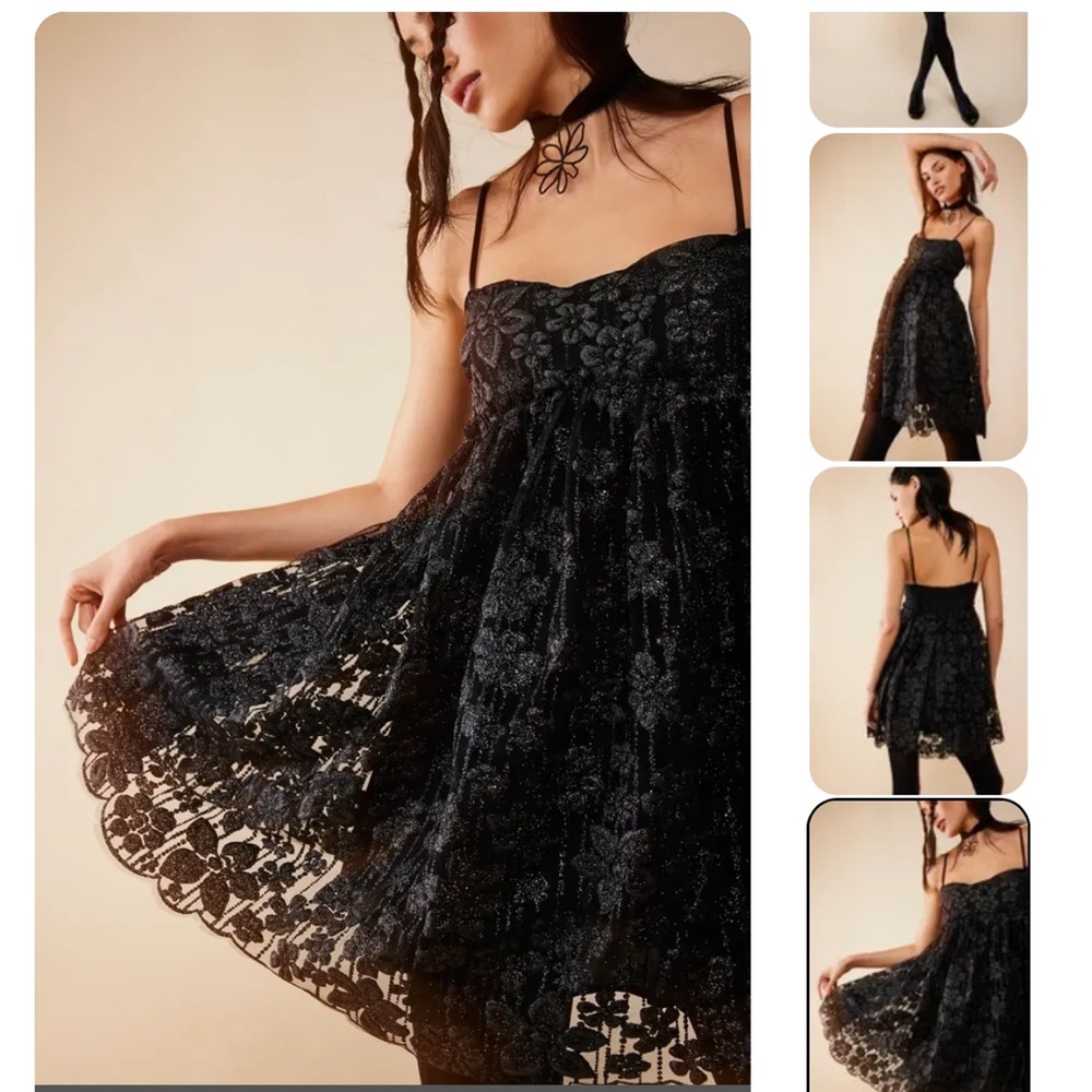 FREE PEOPLE All That Glitters Mini Dress - Picture 2 of 9